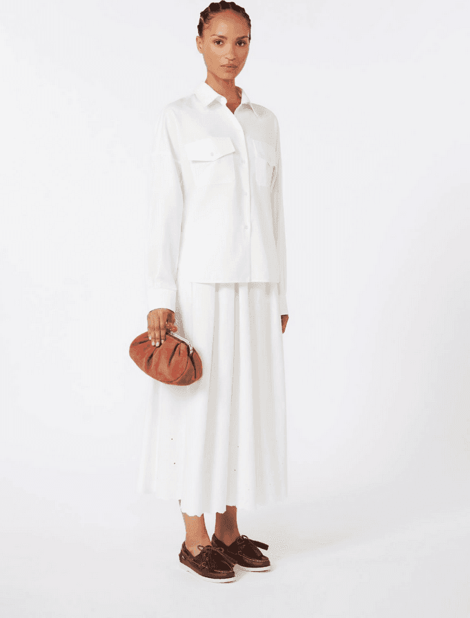 MAX MARA borsa pasticcino in suede donna marrone - 4
