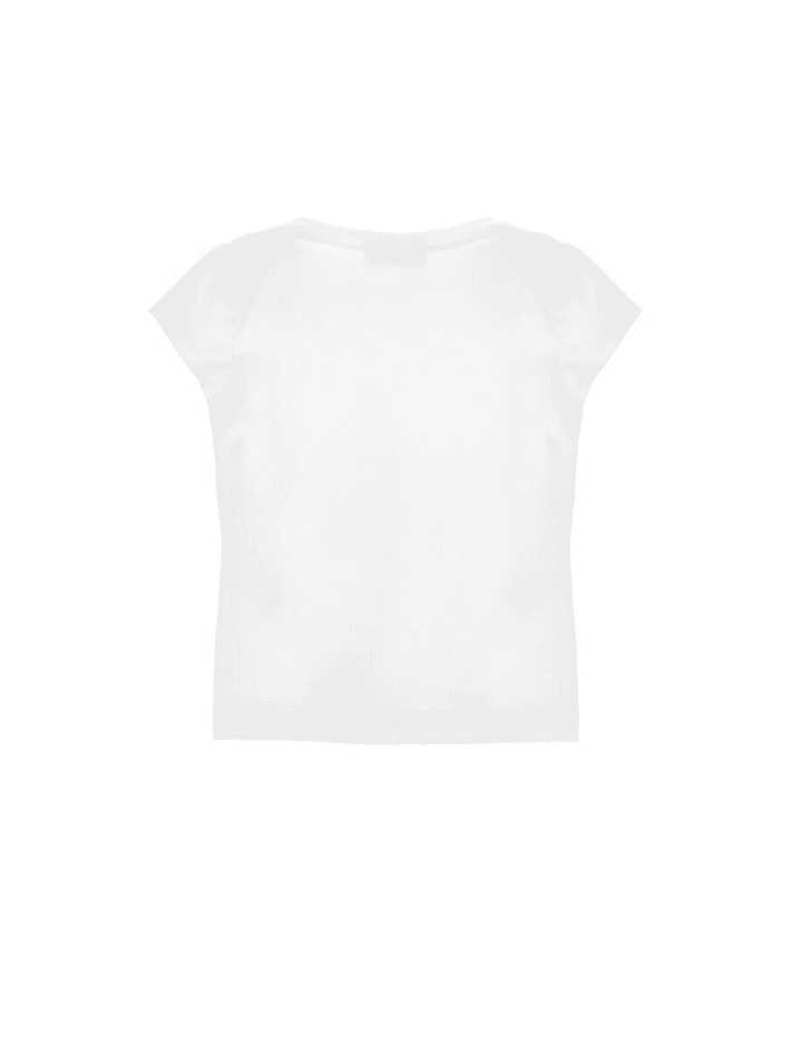 MONNALISA t-shirt con stampa butterfly bambina bianco - 5