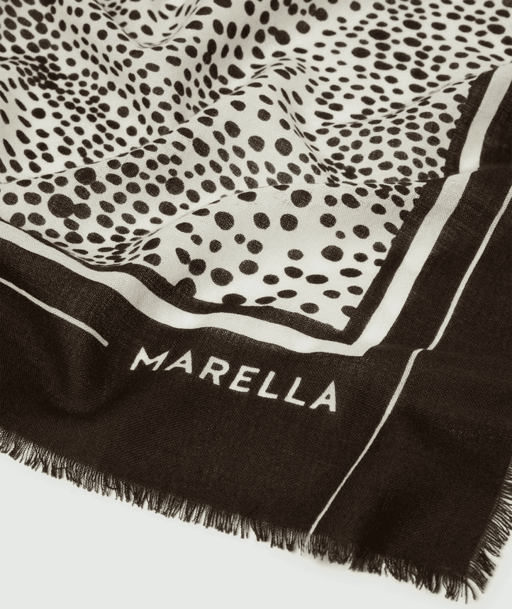 MARELLA foulard a fantasia donna panna - 3