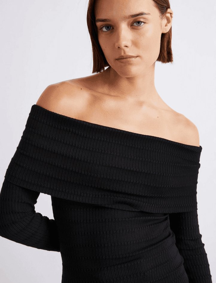 MARELLA maglia con scollo ad anello donna nero - 3