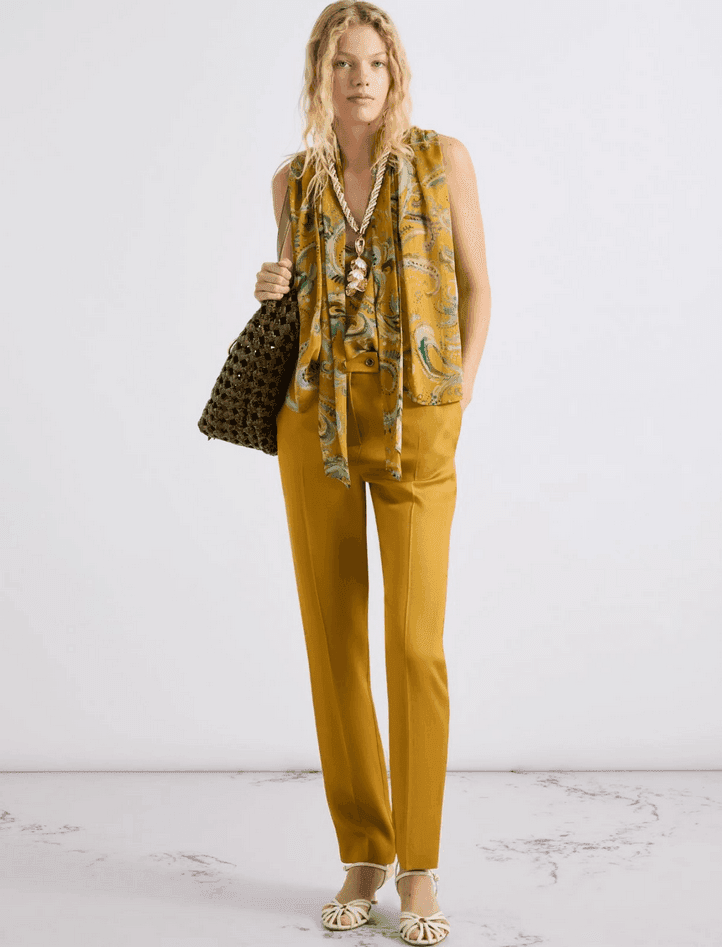 MARELLA pantalone chino donna cognac - 2