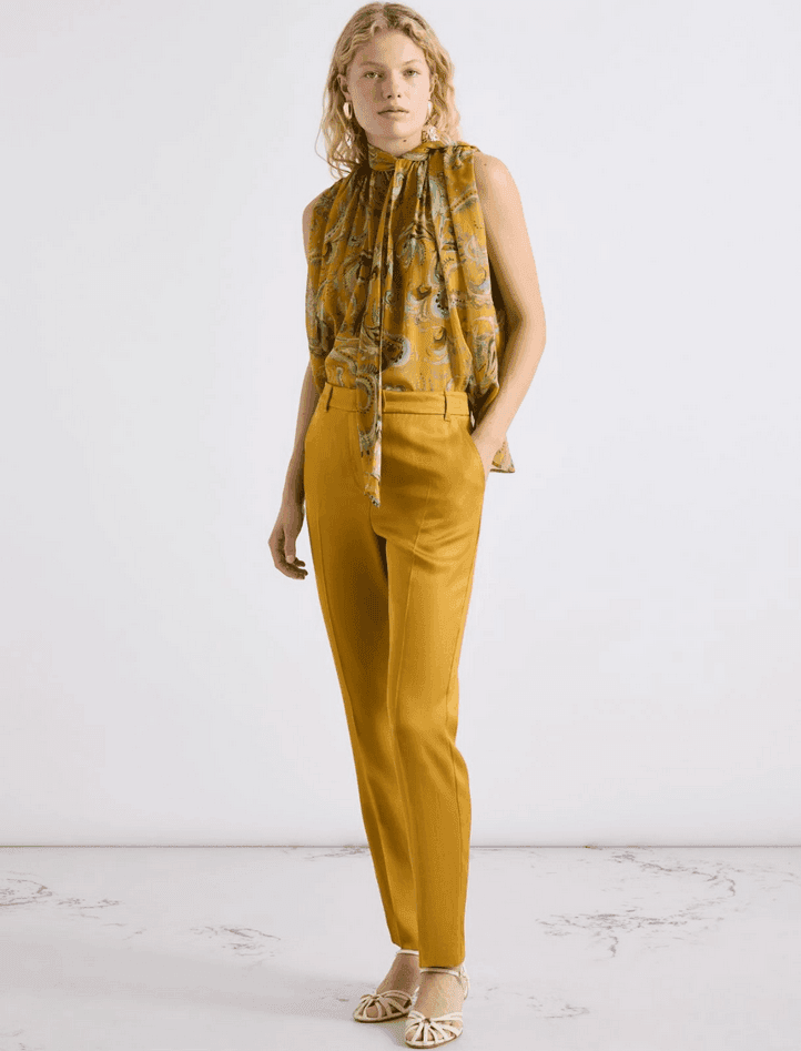 MARELLA pantalone chino donna cognac - 3