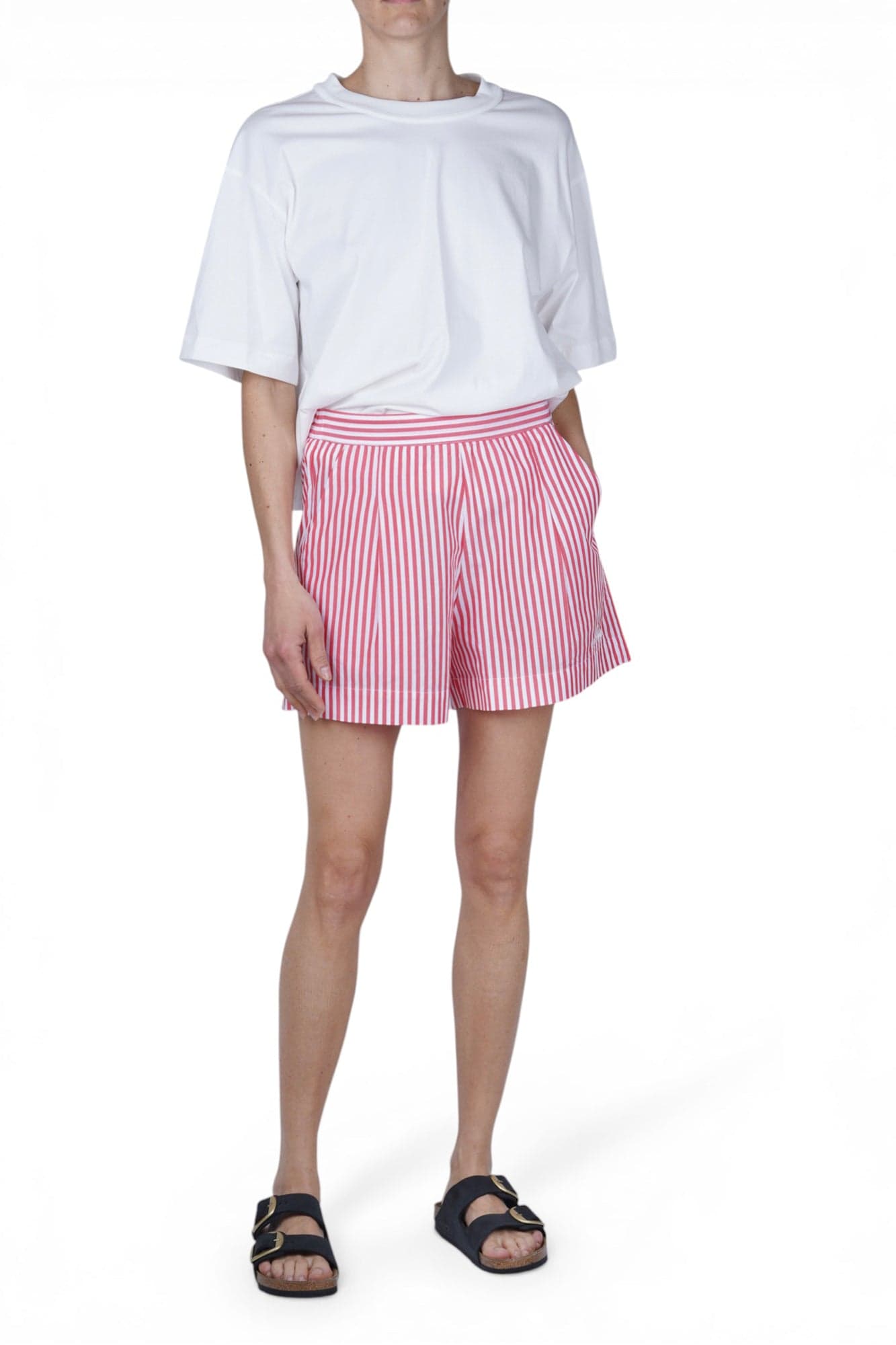 MC2 SAINT BARTH MC2 Saint Barth - Shorts - 470969 - Bianco/Rosso - 2