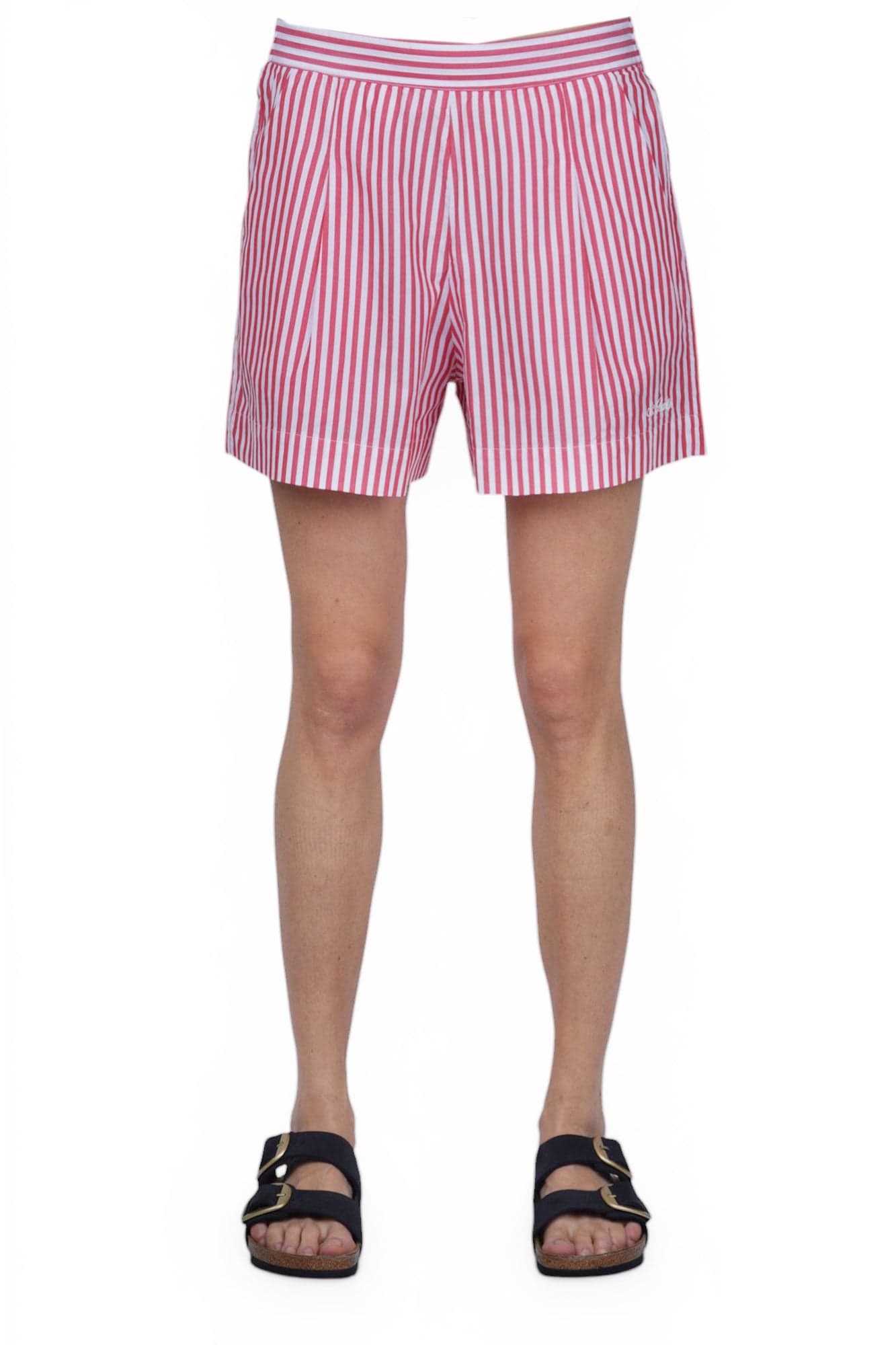 MC2 SAINT BARTH MC2 Saint Barth - Shorts - 470969 - Bianco/Rosso - 3