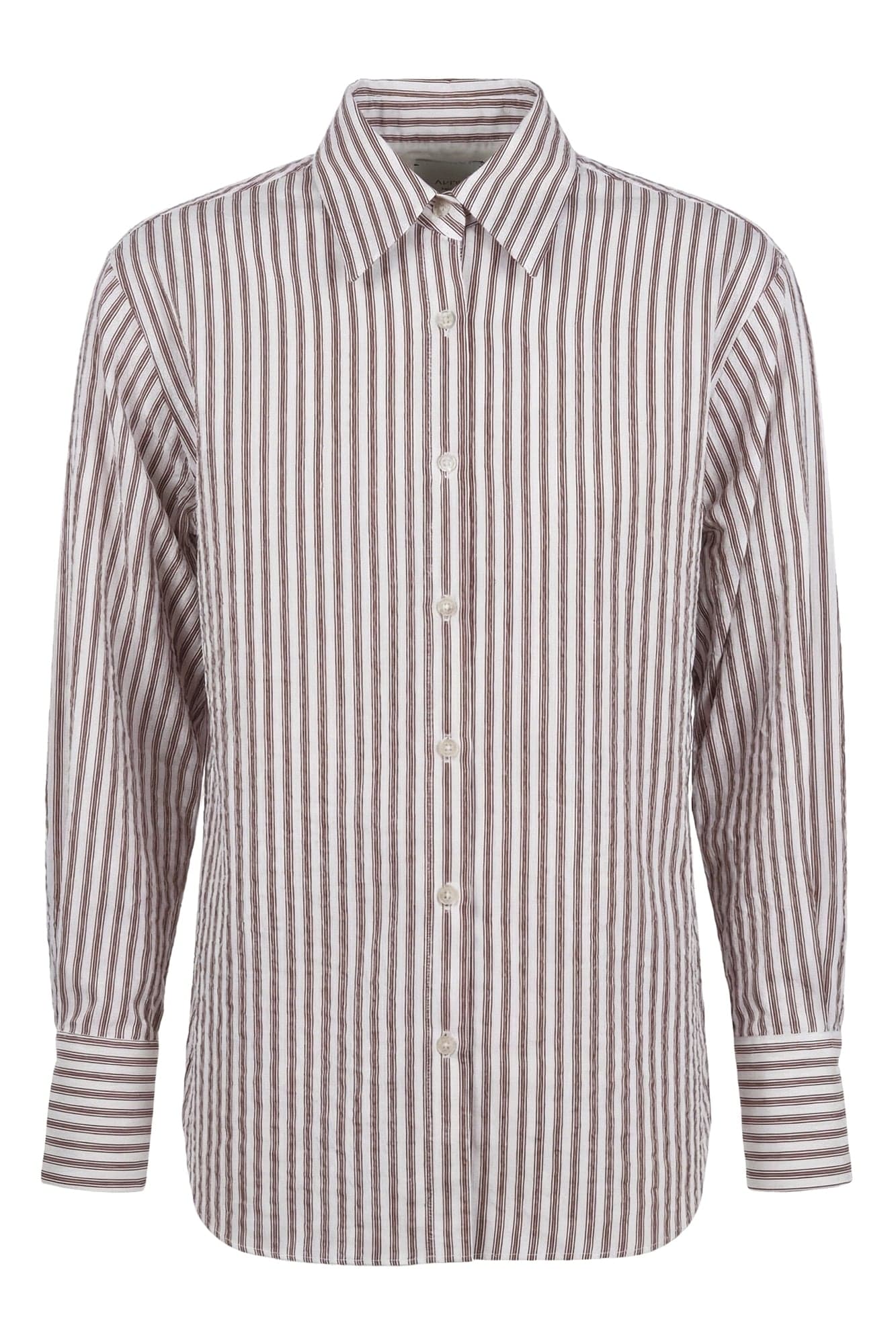 Alysi  - Camicia - 471196 - Bianco/Marrone - 7