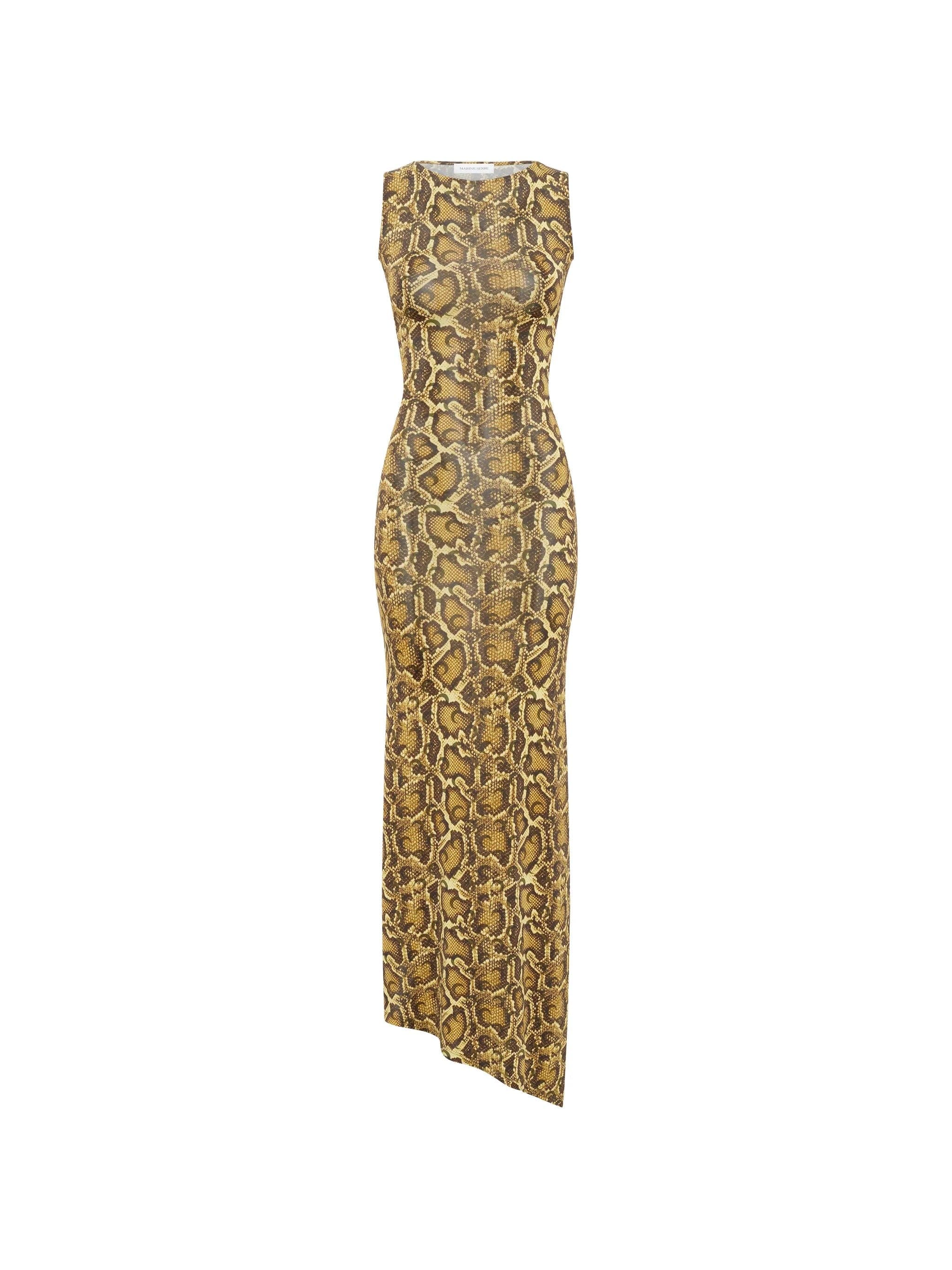 MARINE SERRE Marine Serre - Vestito Giallo da Donna - 6