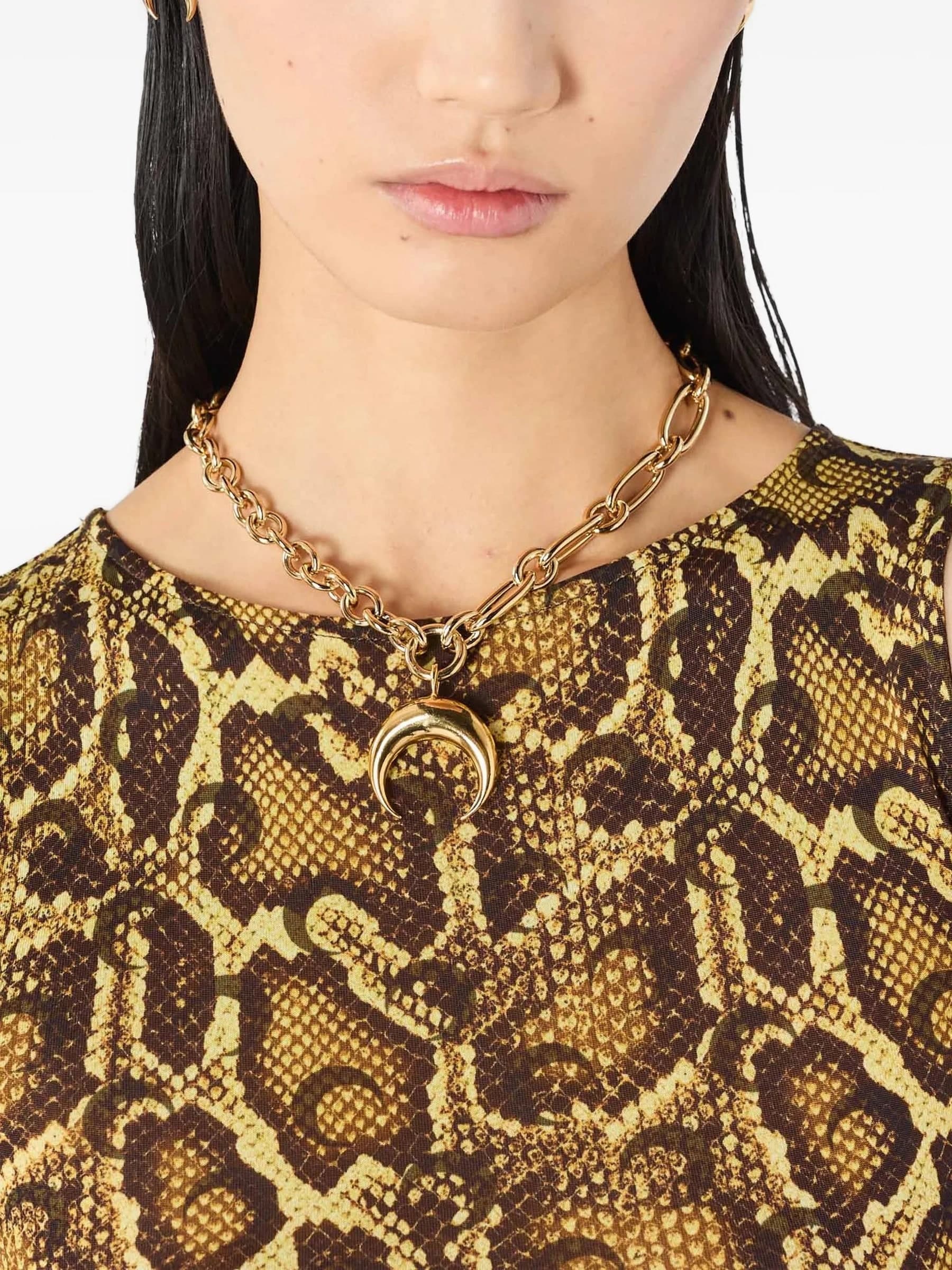 MARINE SERRE Marine Serre - Vestito Giallo da Donna - 5
