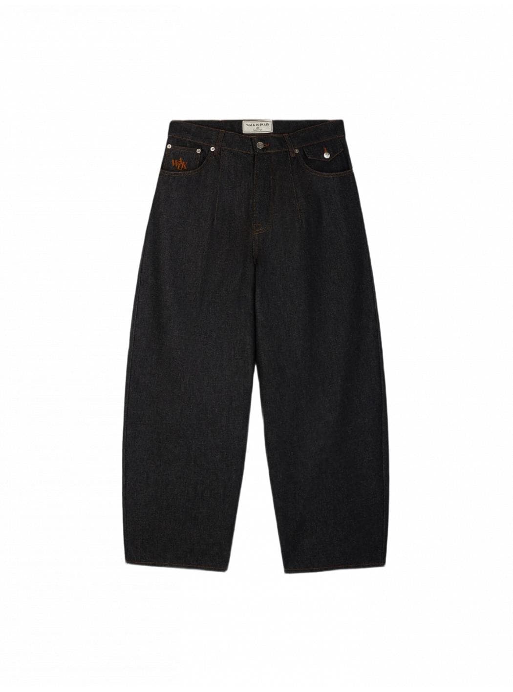 WALK IN PARIS RAW DENIM BALOON PANTS - 4