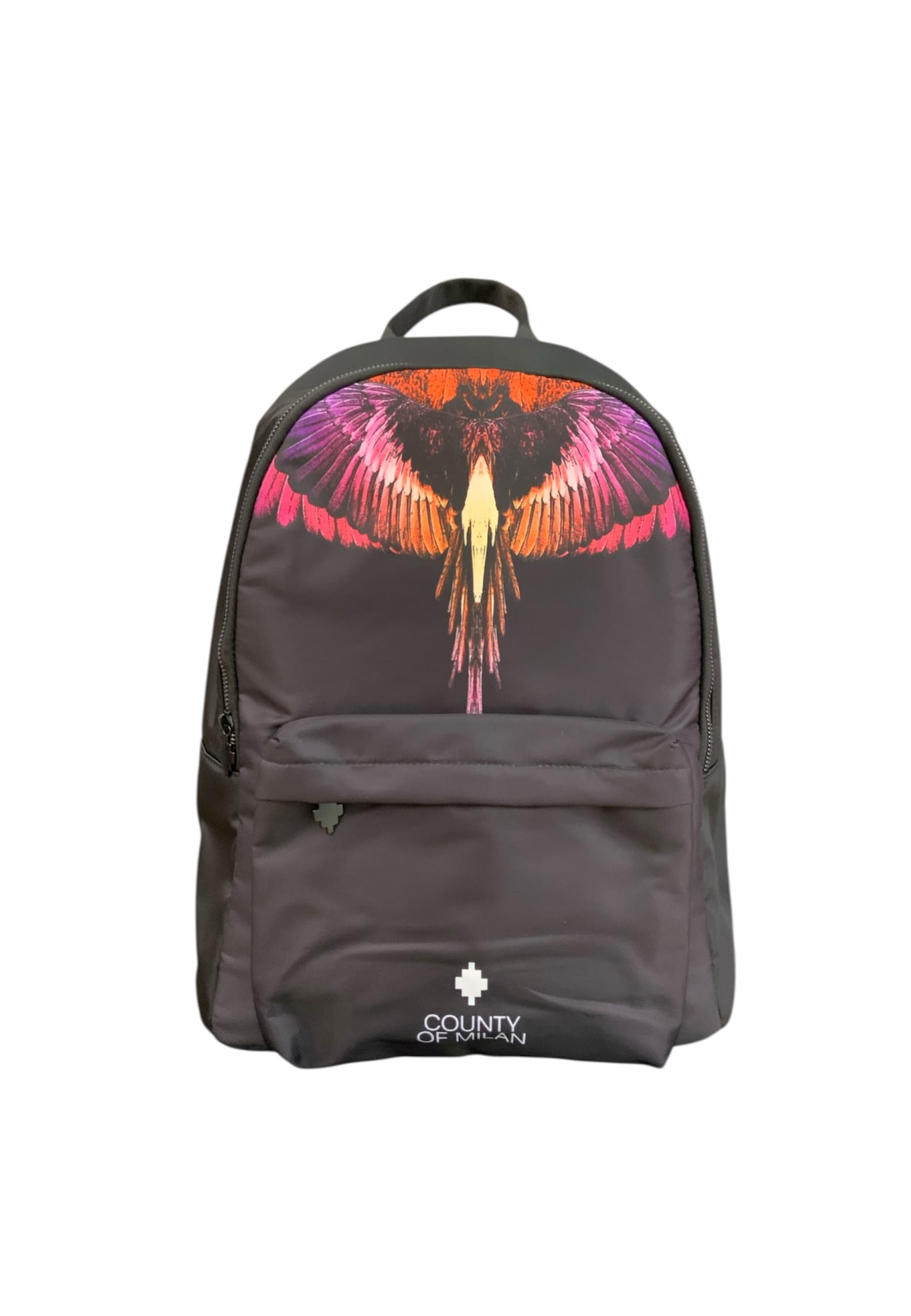 COUNTY OF MILAN Zaino Donna  stampa orange wings - 3