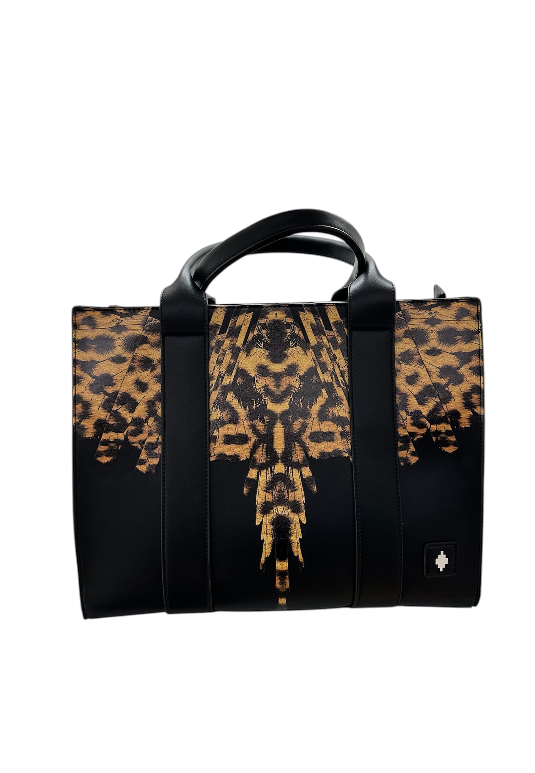 COUNTY OF MILAN Borsa a mano con tracolla Donna  leopard wings - 3