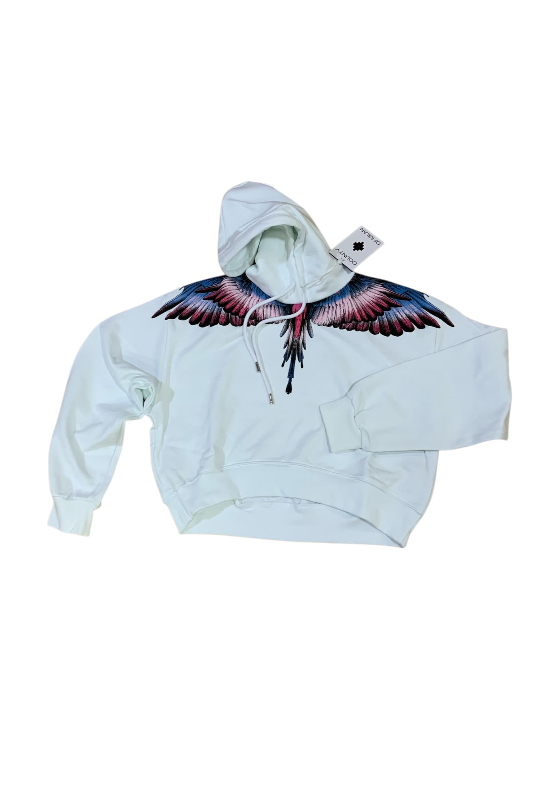 COUNTY OF MILAN Felpa con cappuccio Donna  ali multicolor - 3