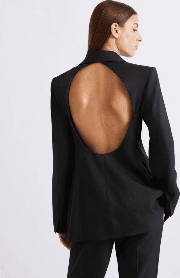 MARELLA giacca con oblo donna nero - 4