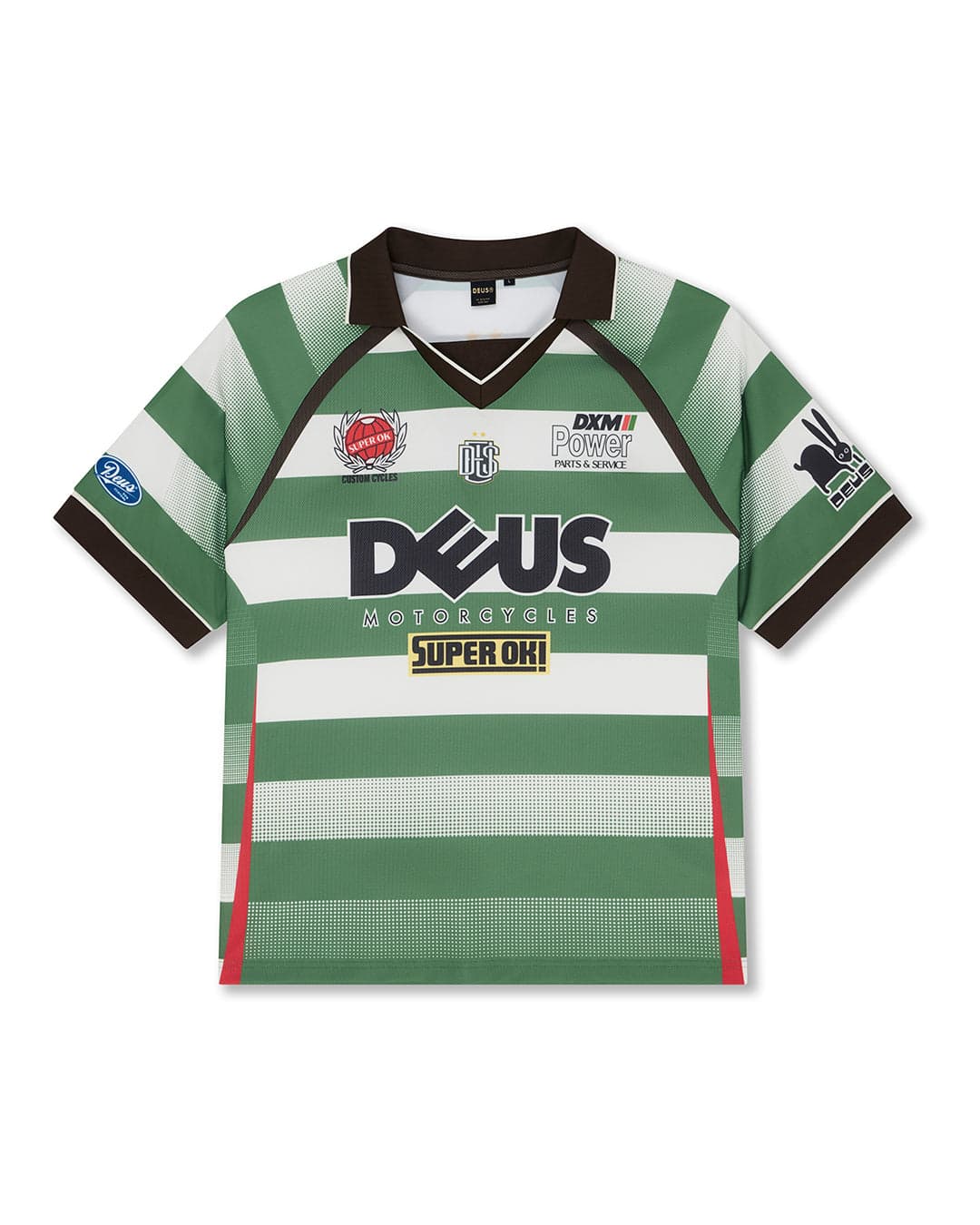 DEUS EX MACHINA Stripe SS Moto Jersey - 4