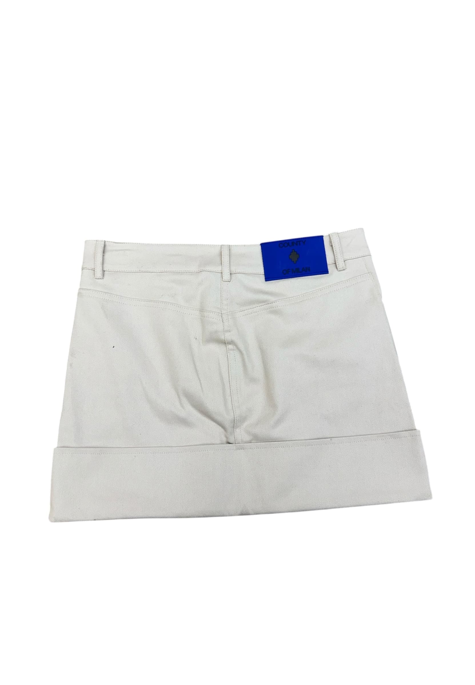 COUNTY OF MILAN Minigonna jeans Donna  con logo sotto - 2