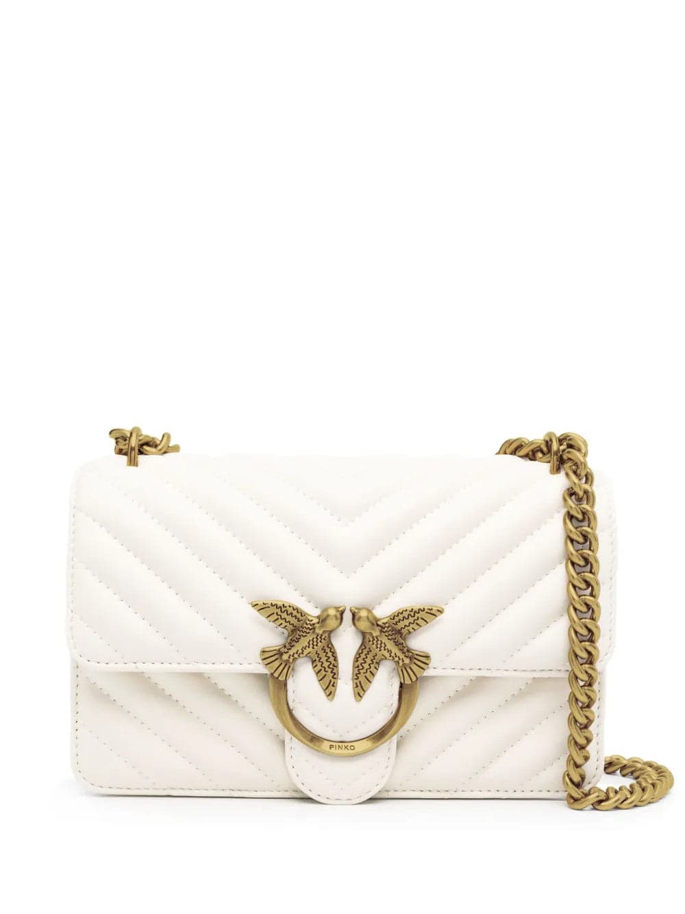 Pinko  - Borsa a Tracolla Bianca da Donna - 5