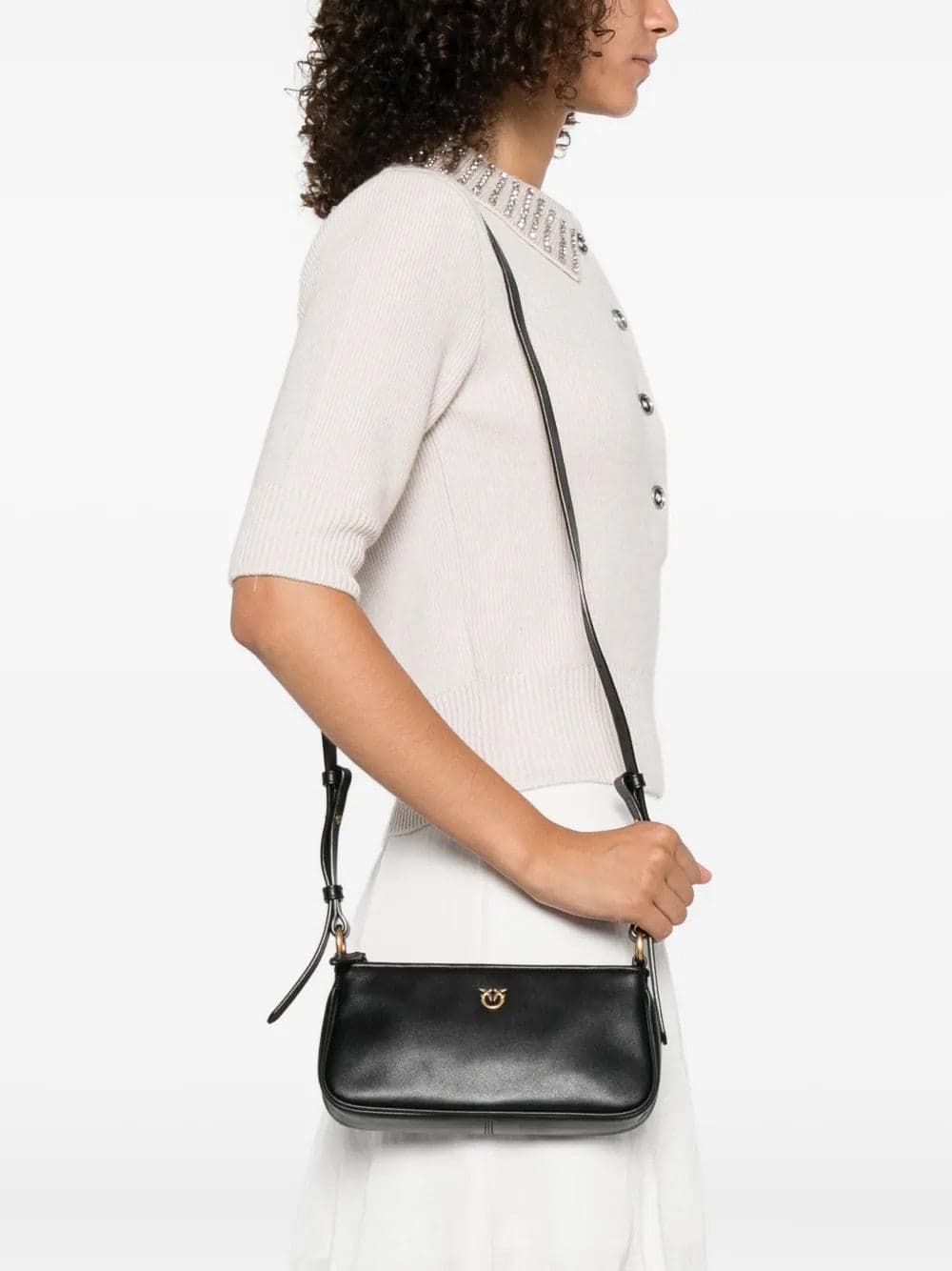 Pinko  - Borsa a Tracolla Nera da Donna - 2