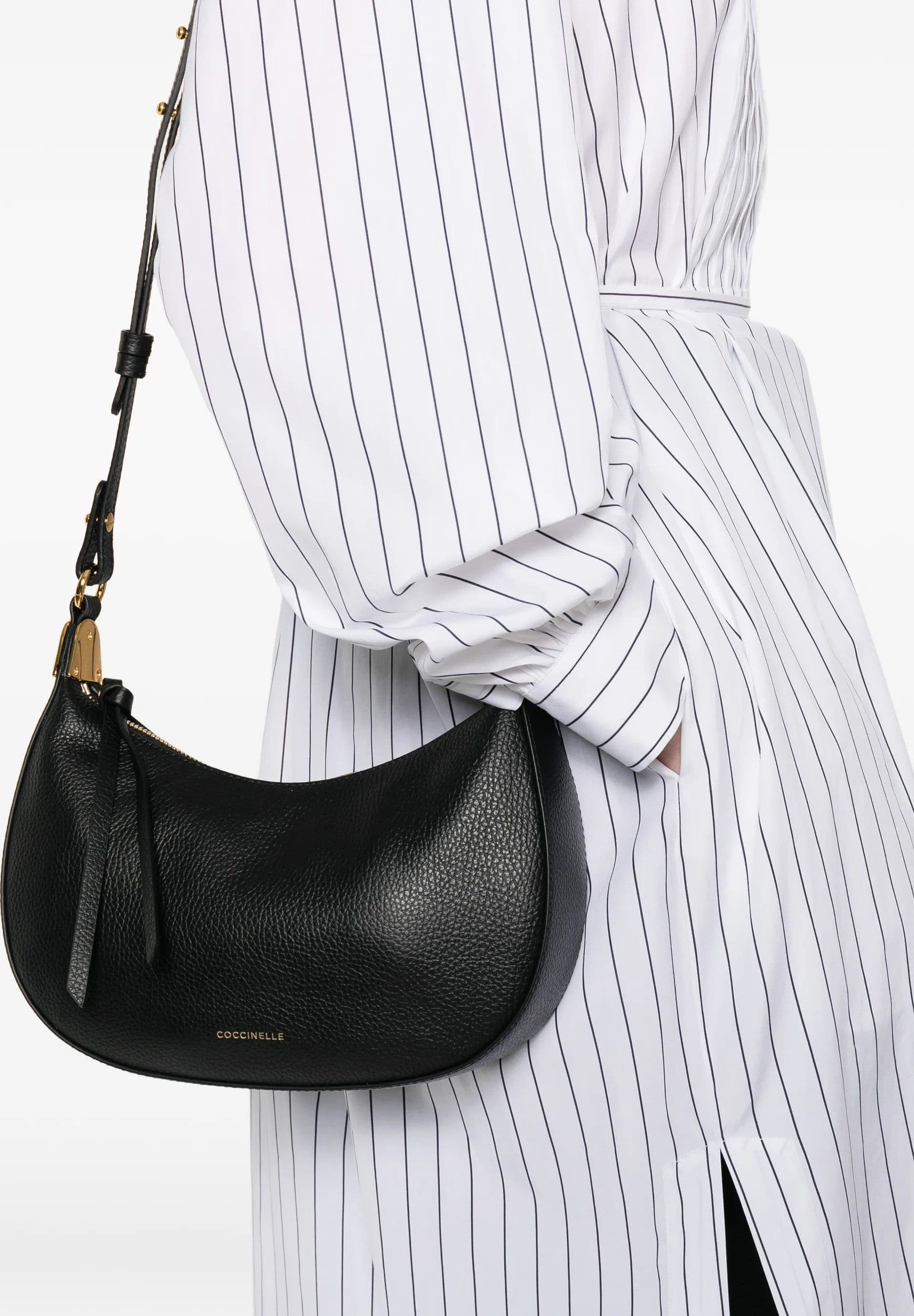 COCCINELLE Coccinelle - Borsa a Mano Beige e Nera da Donna - 2