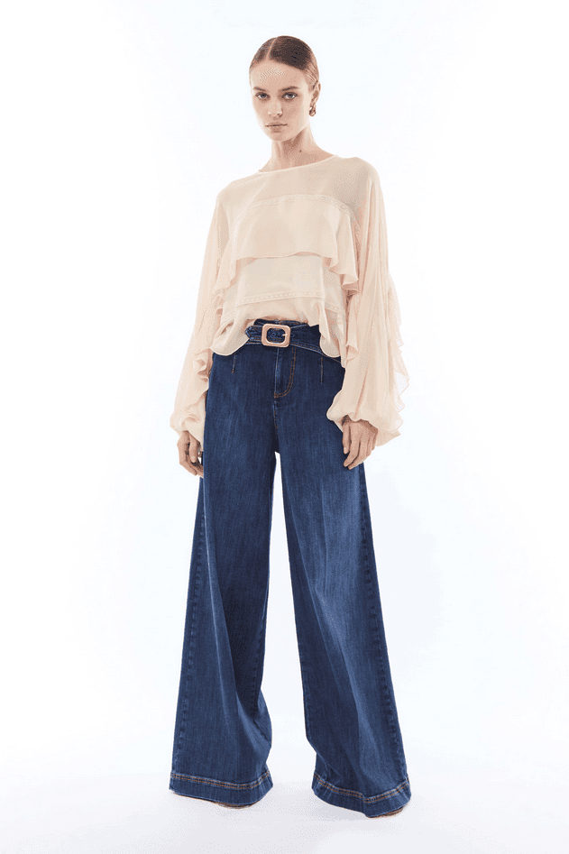 NENETTE jeans donna blu medio - 2