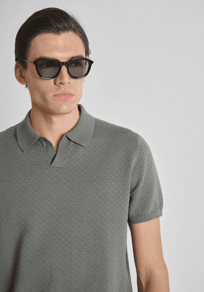 Antony Morato polo uomo verde agave - 3