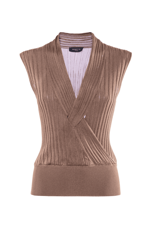 NENETTE maglia donna bronzo - 3