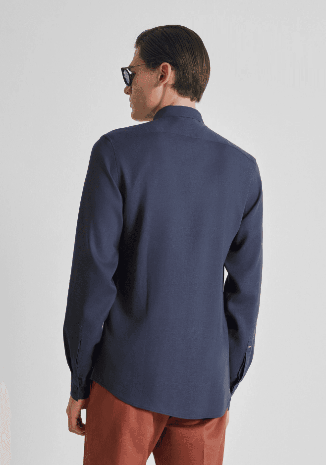Antony Morato camicia regular fit uomo blu chiaro - 5