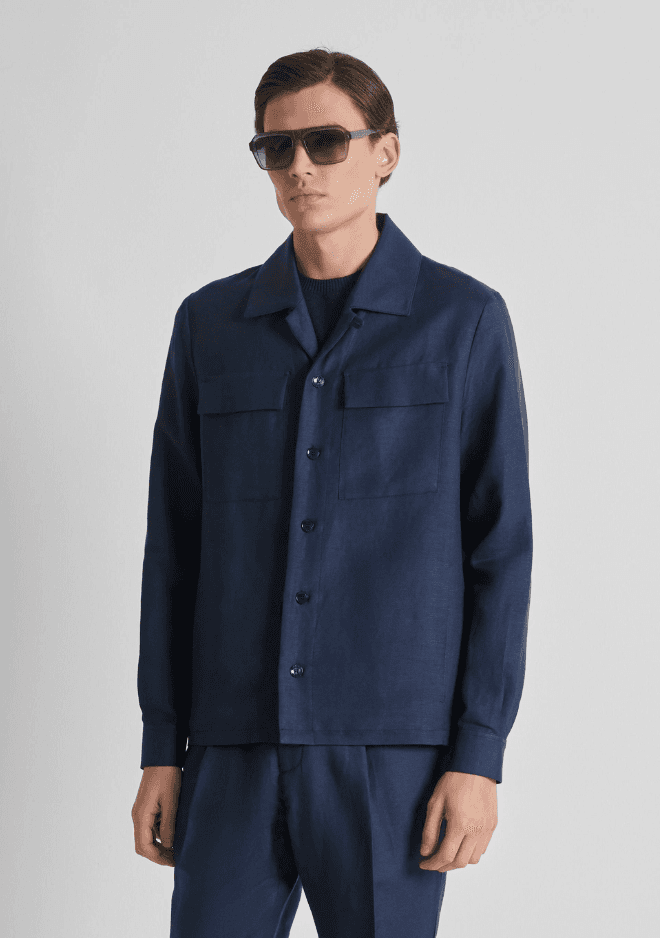 Antony Morato camicia antigua uomo blu chiaro - 4