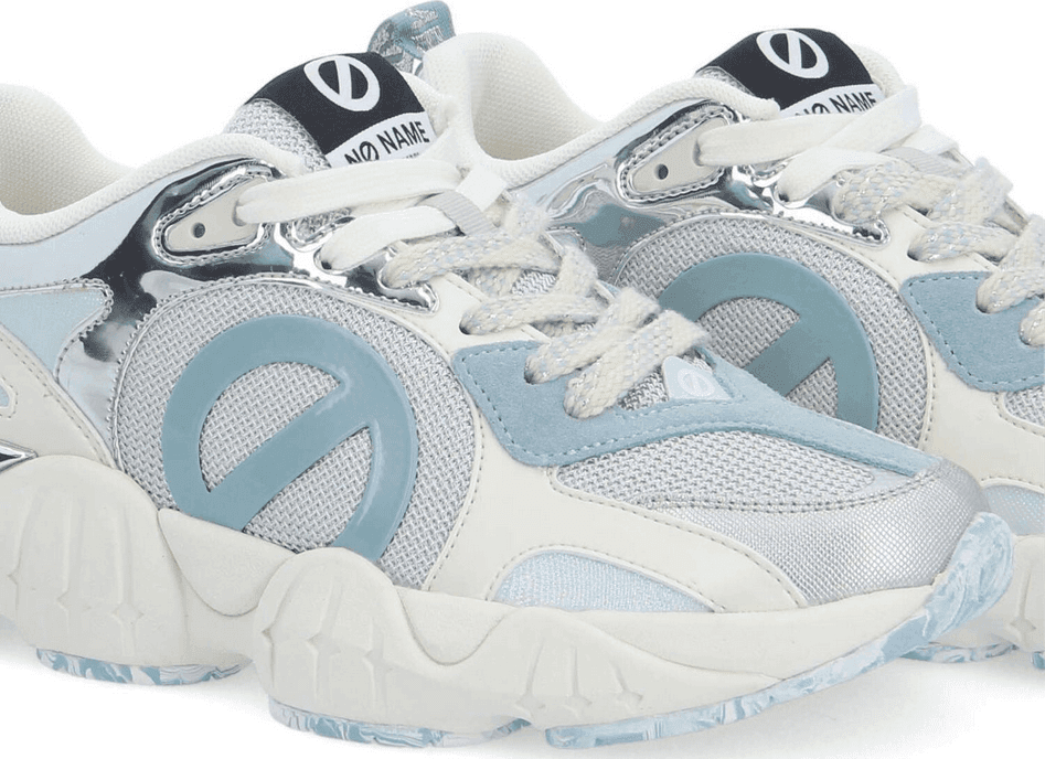 NO NAME scarpa donna argento/blu - 3