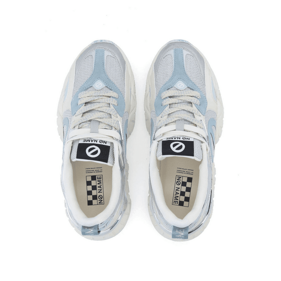NO NAME scarpa donna argento/blu - 4