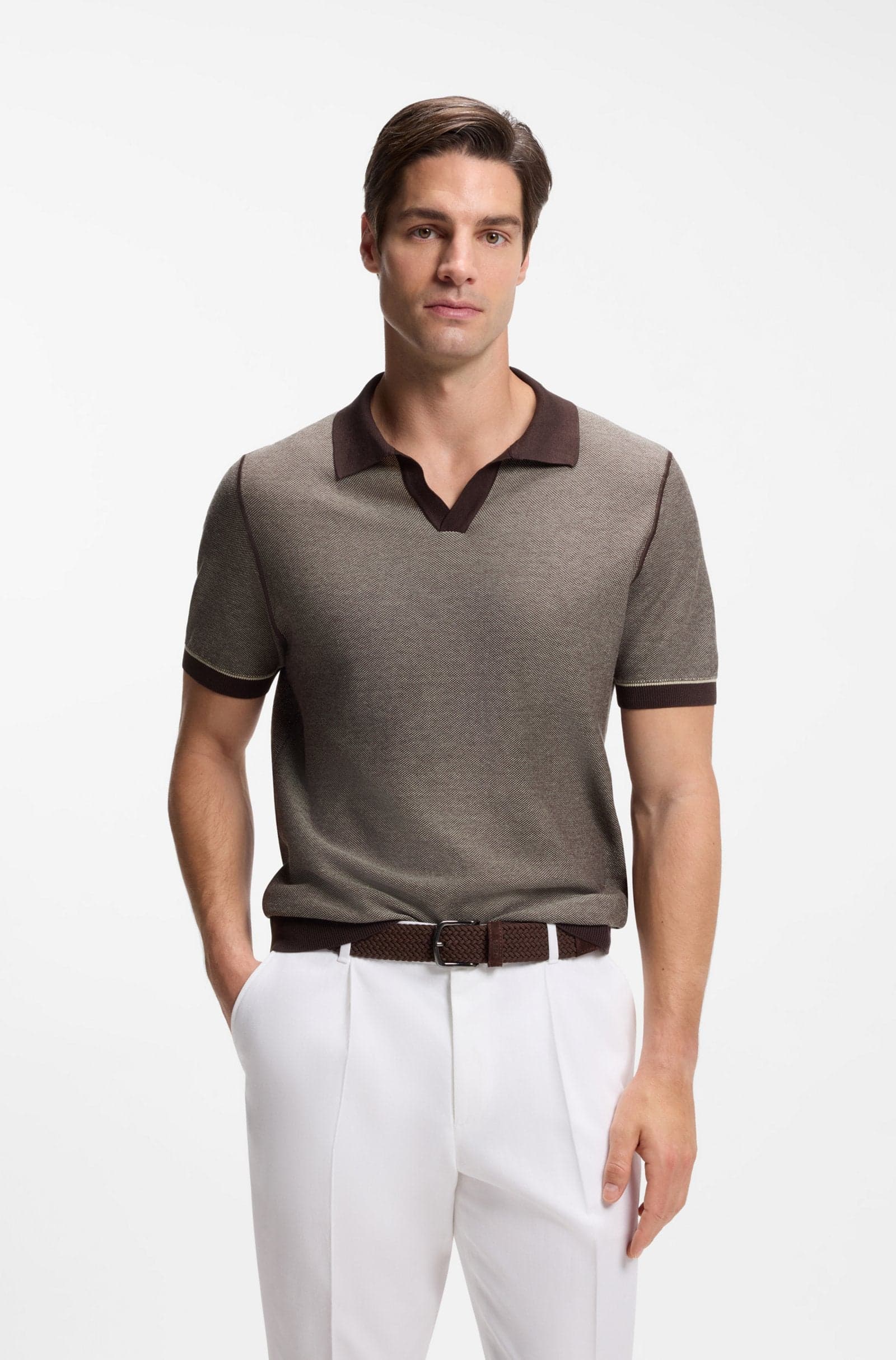 BOSS  Polo in maglia H-Narciso 10278957 01 - 3