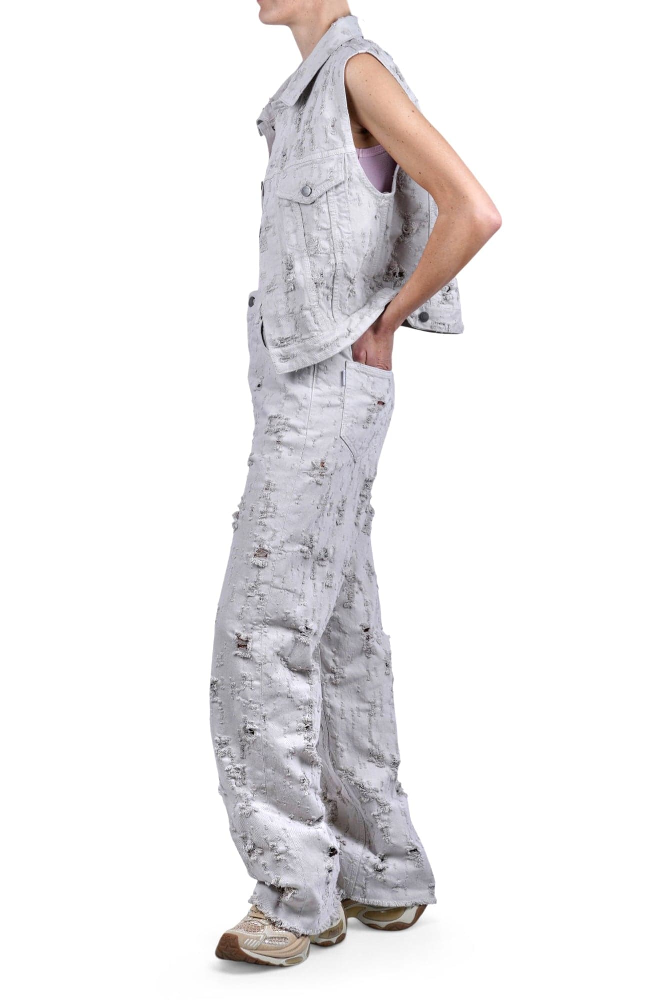 HAIKURE Haikure - Gilet - 470597 - Grigio chiaro - 2