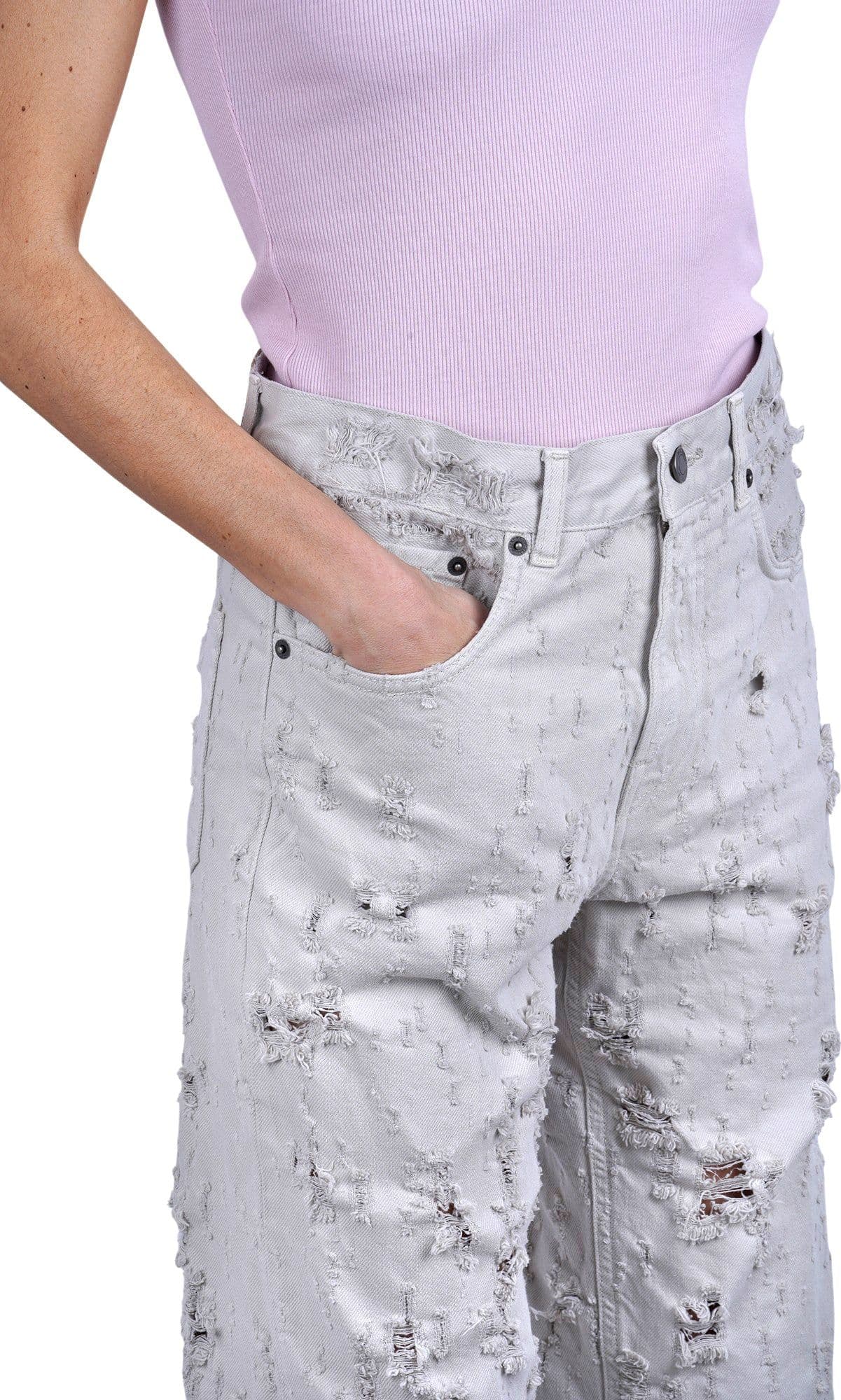 HAIKURE Haikure - Jeans - 470595 - Grigio chiaro - 6