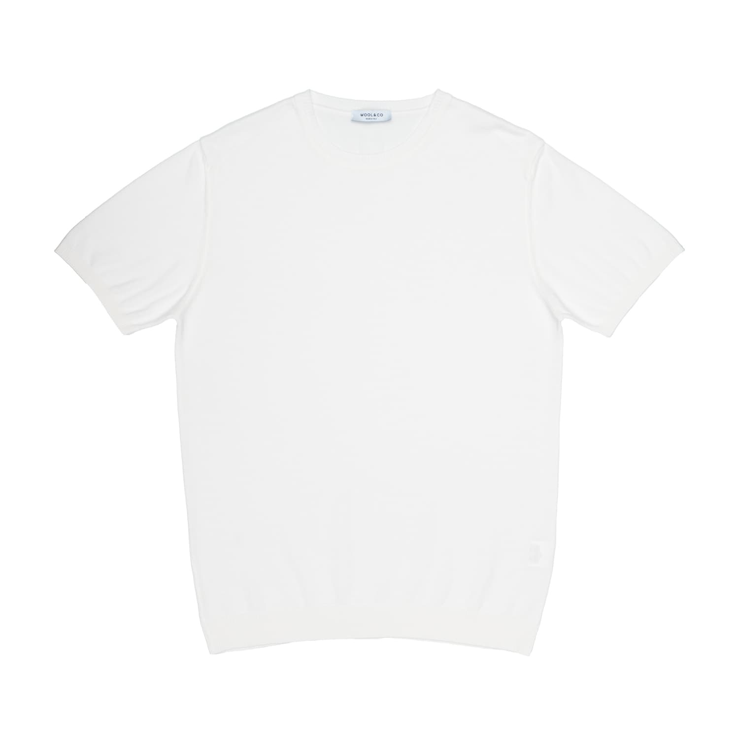 WOOL &amp; CO Maglia MM Uomo Wool &amp; Co Pettinato Ottico - 4