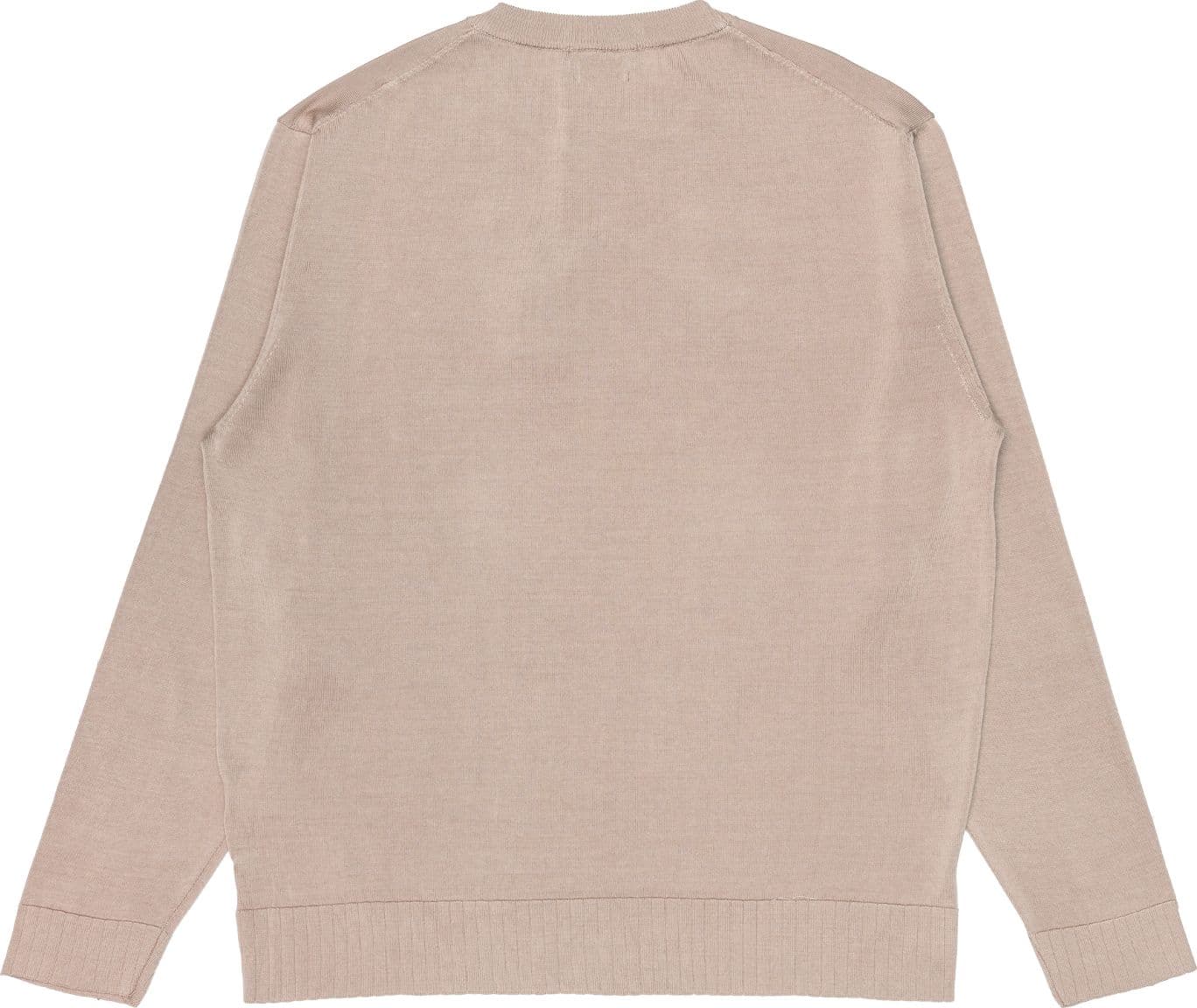 WOOL &amp; CO Maglia ML Uomo Wool &amp; Co Mercerizzato Sand - 3