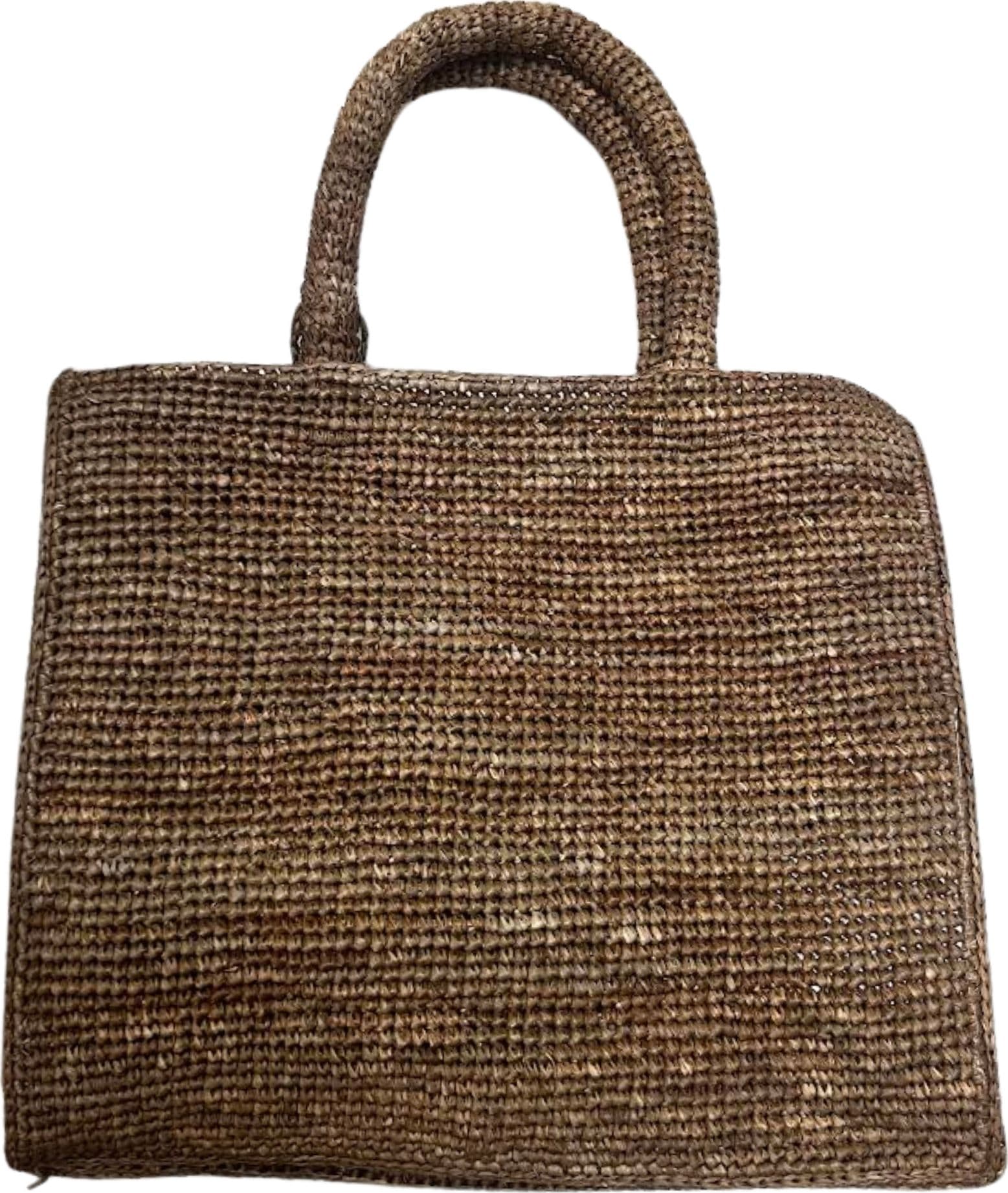 SAINT BARTH BORSA MEDIA Donna  IN RAFIA - 2