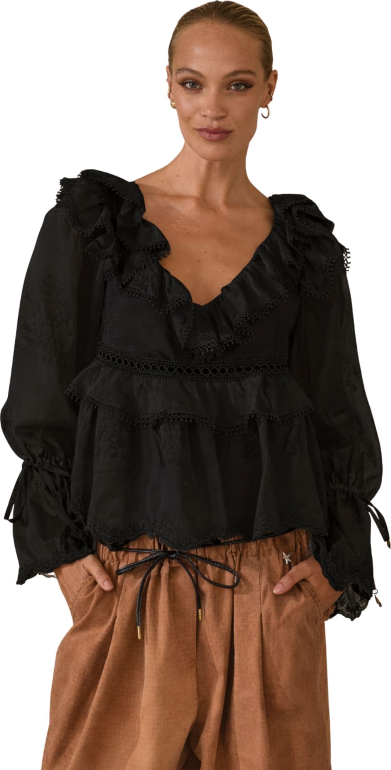 SOUVENIR blusa Donna  a balze