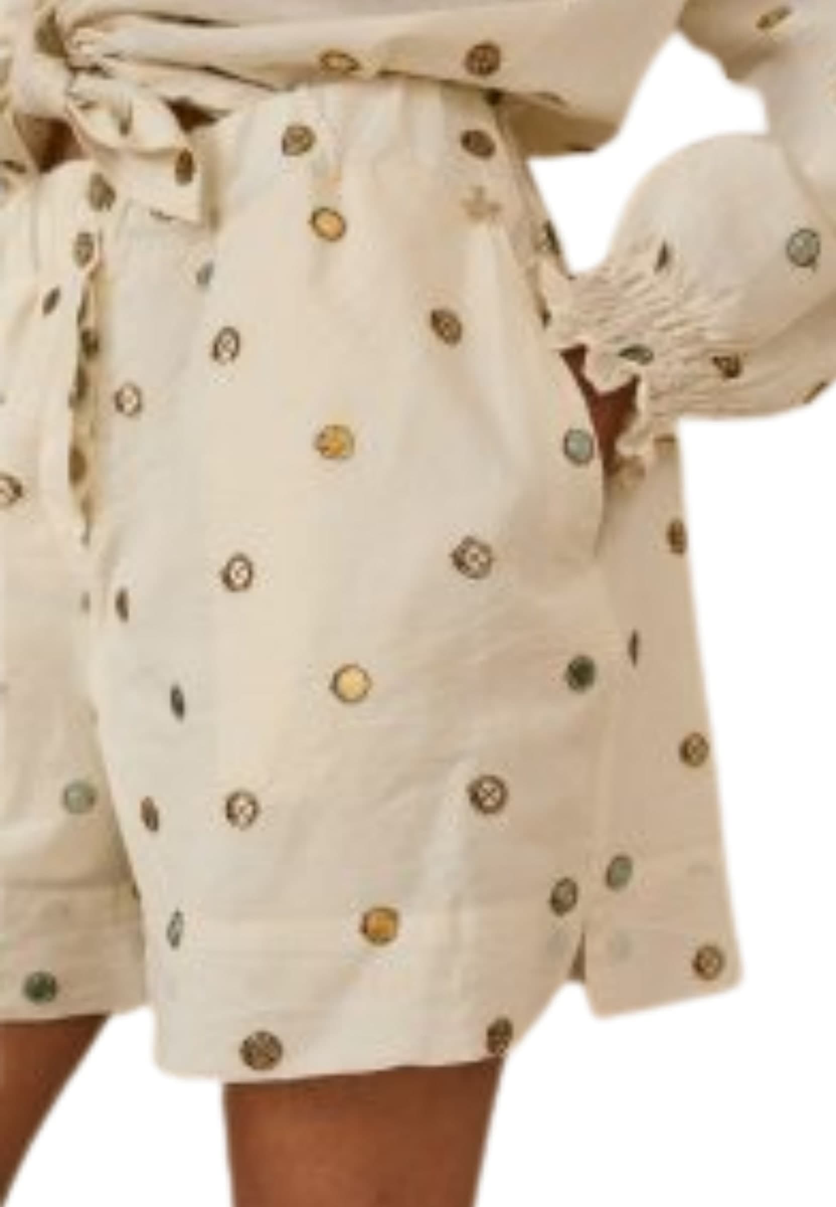 SOUVENIR pantaloncino Donna  con pois ricamati - 2