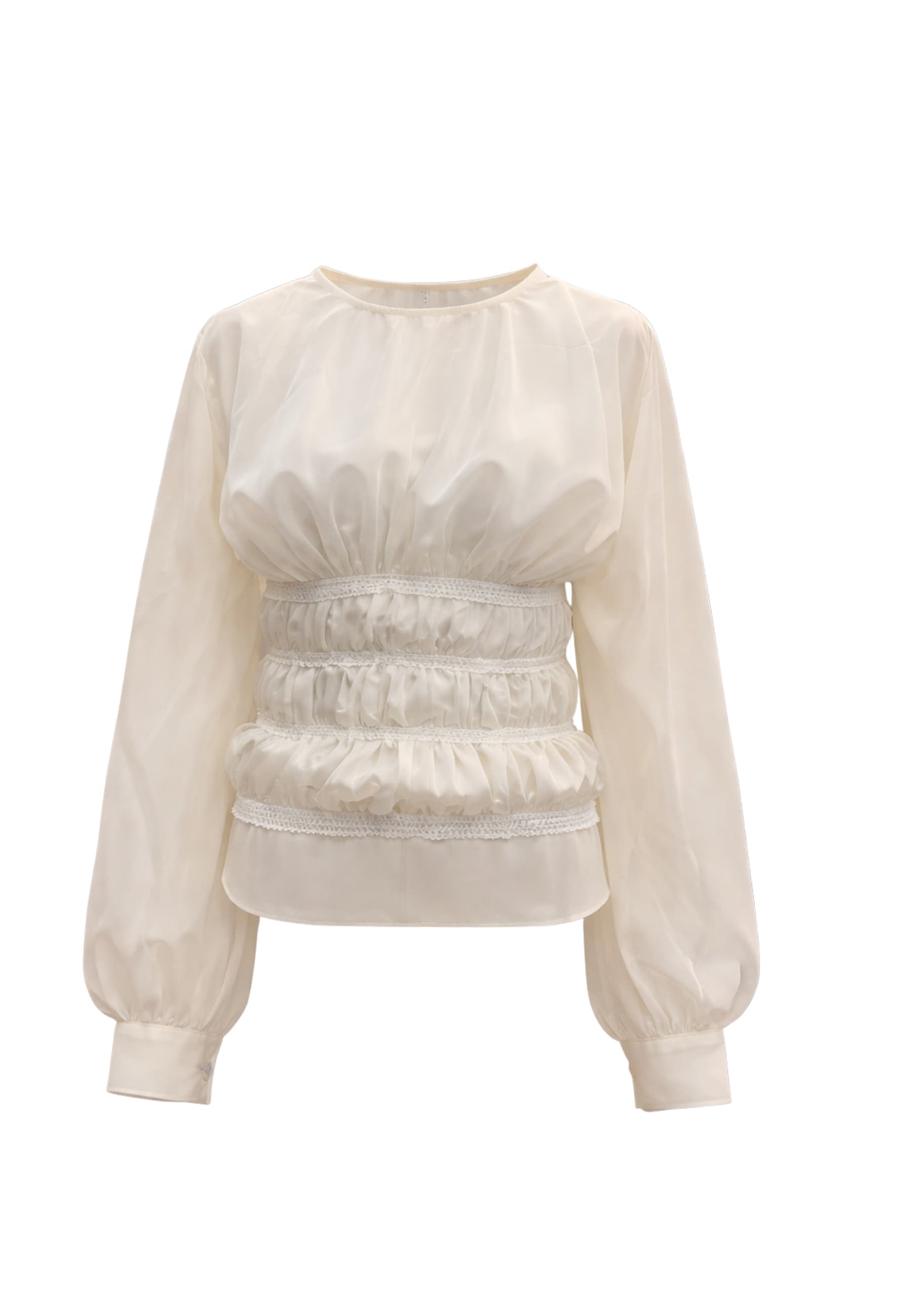 SOUVENIR blusa Donna  drappeggio in vita - 3