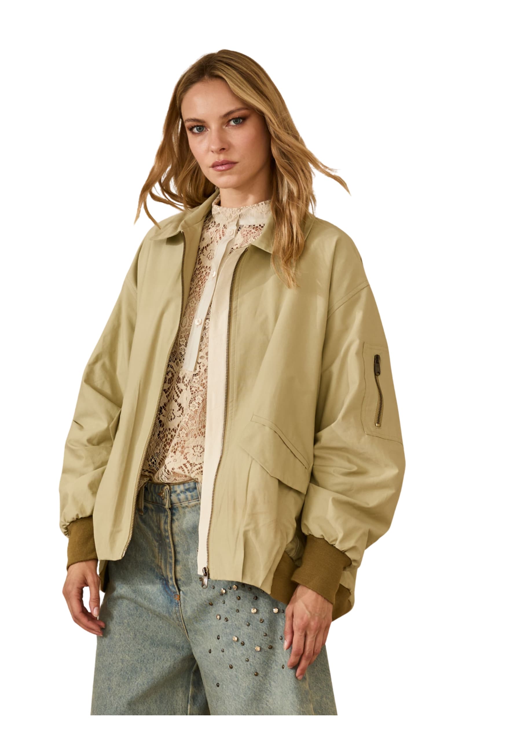 SOUVENIR bomber Donna  oversize - 4