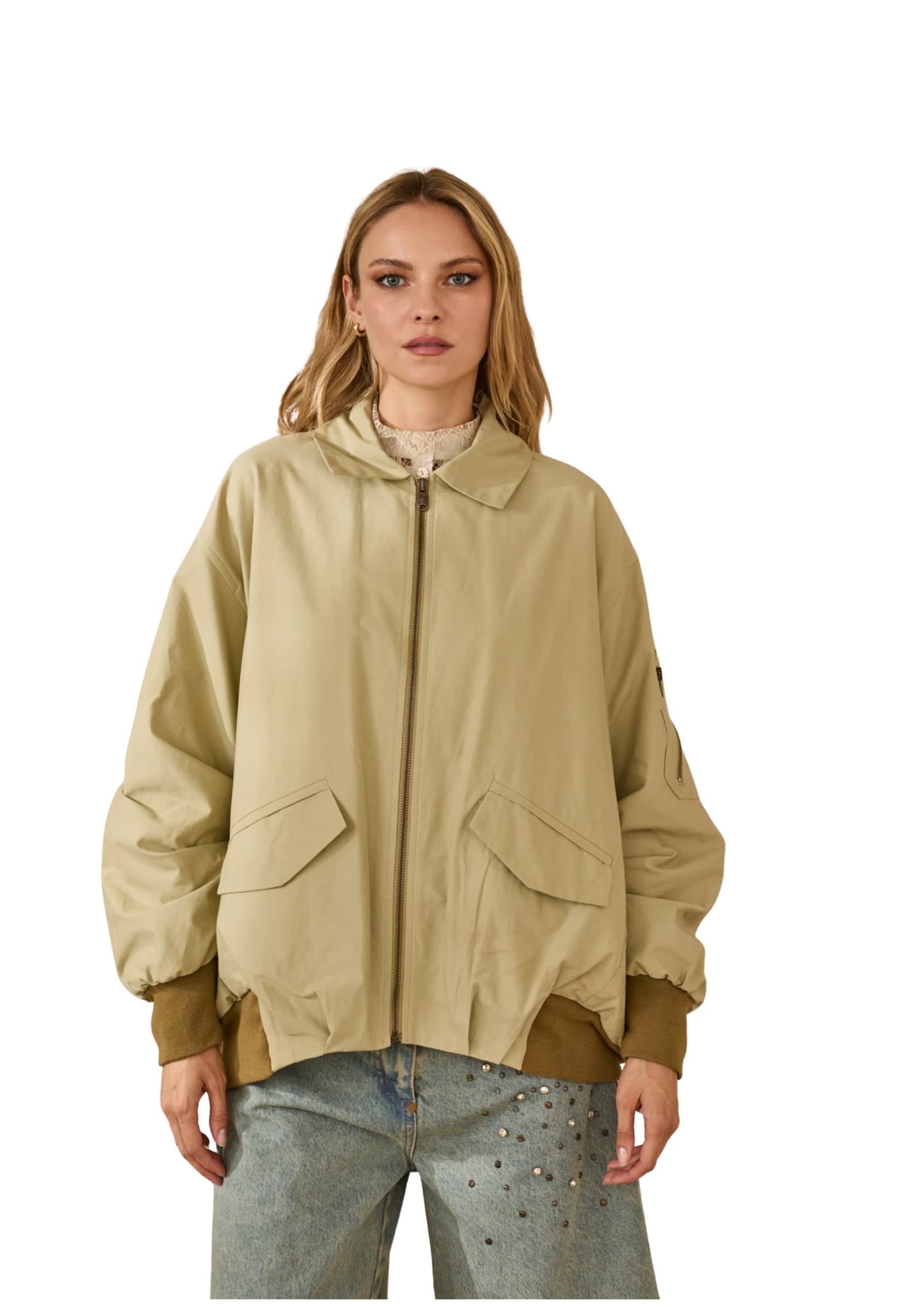 SOUVENIR bomber Donna  oversize - 2