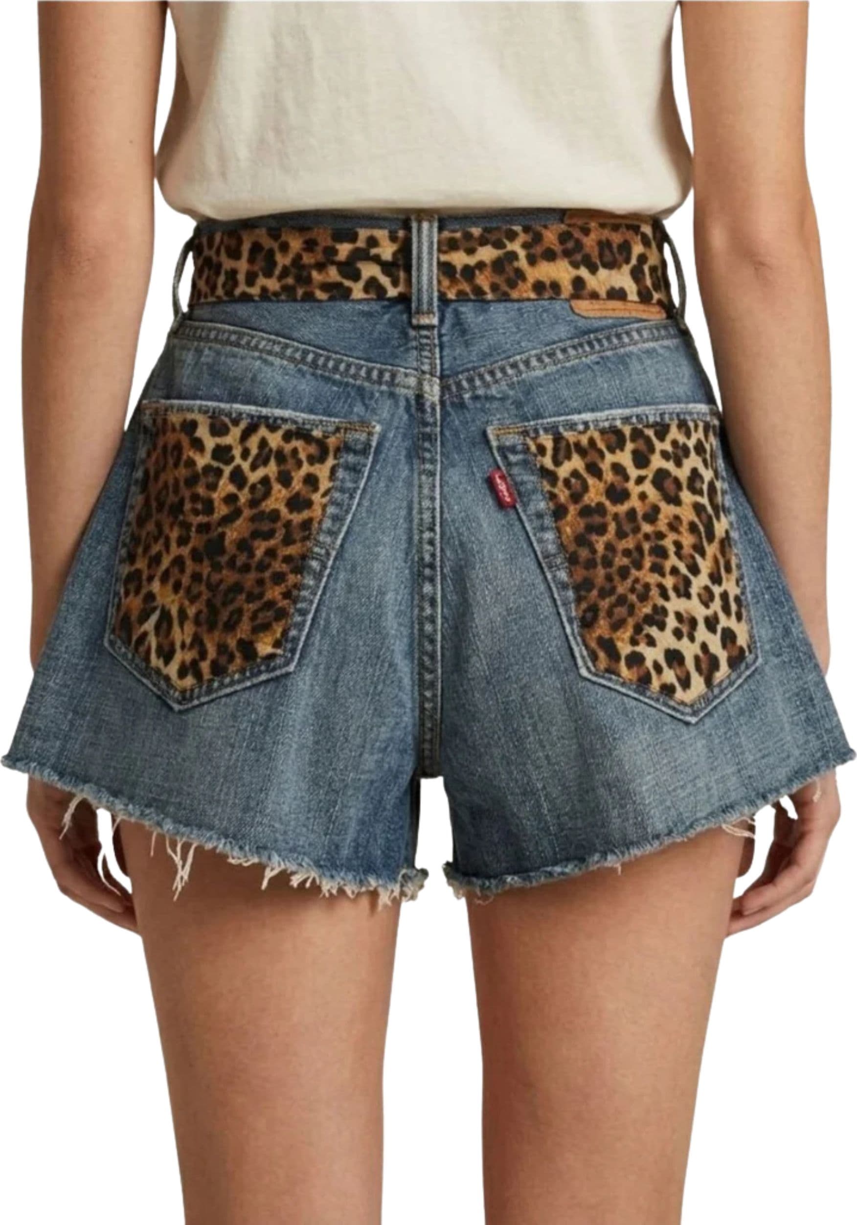 SAINT BARTH SHORTS DENIM Donna  LEOPARDATO - 2