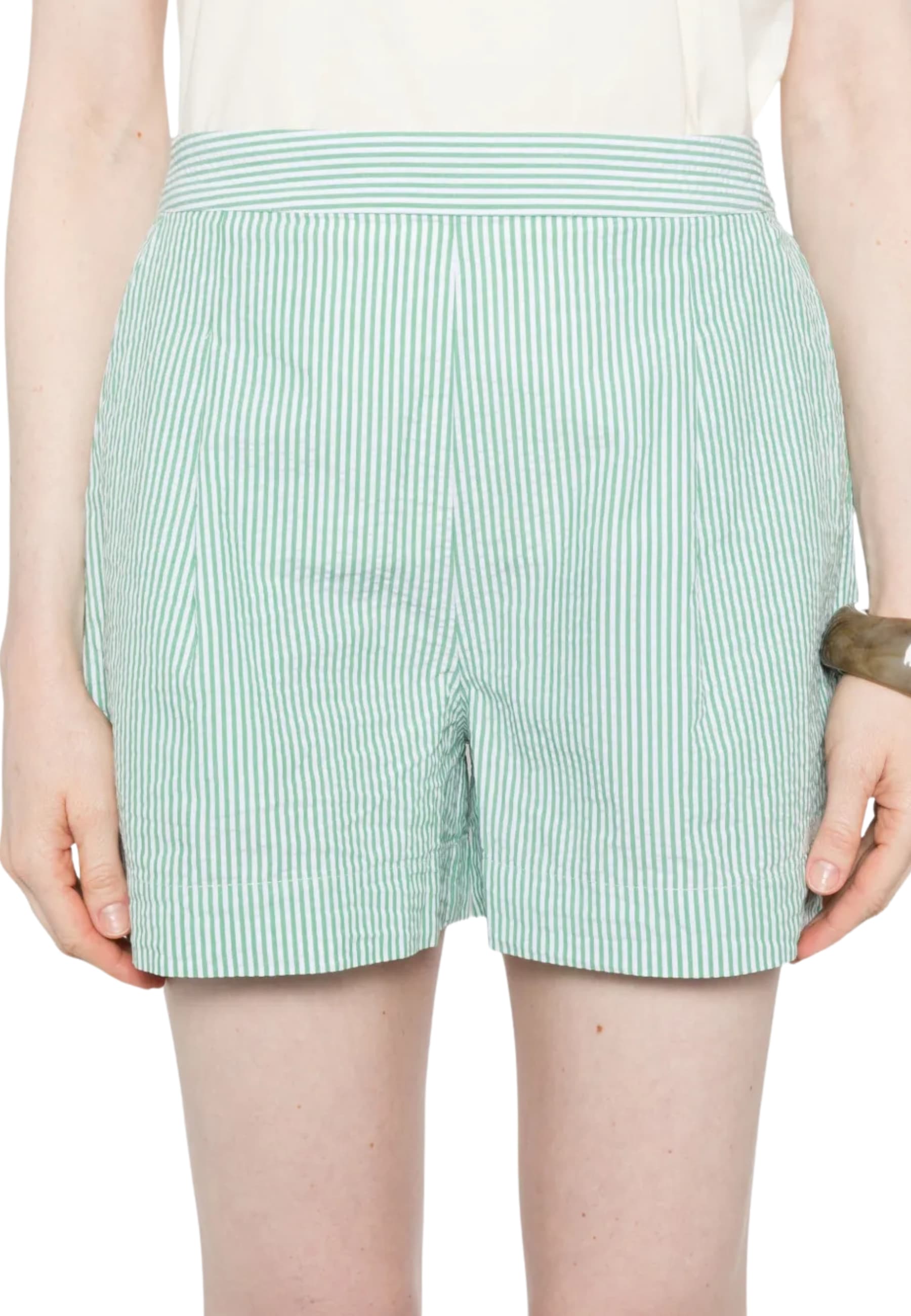 SAINT BARTH SHORTS Donna  A RIGHE VERDE - 3