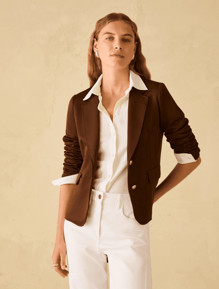 PENNYBLACK giacca slim fit donna caffe - 2