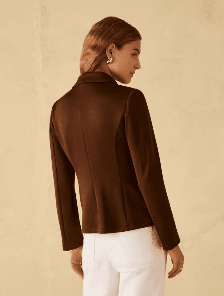 PENNYBLACK giacca slim fit donna caffe - 4