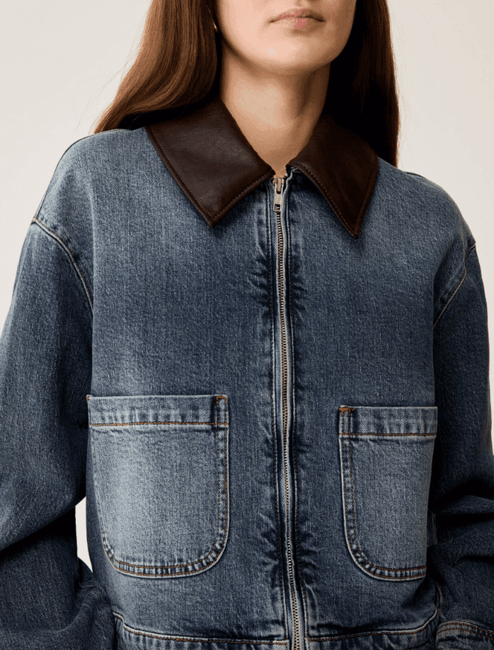 PENNYBLACK giacca in denim donna blue jeans - 3