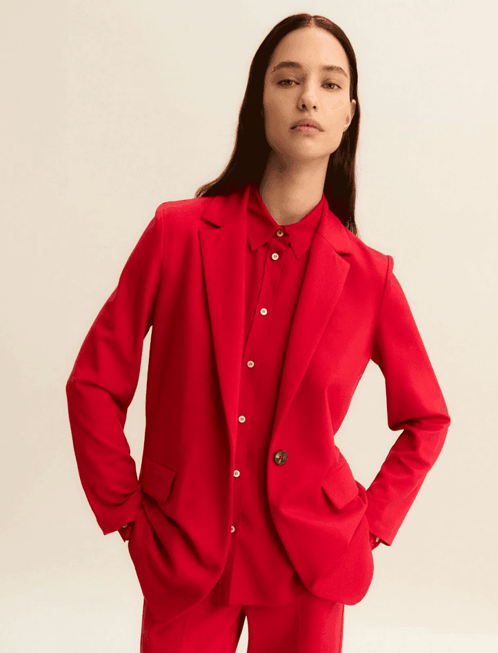 MARELLA giacca monopetto donna rosso - 2