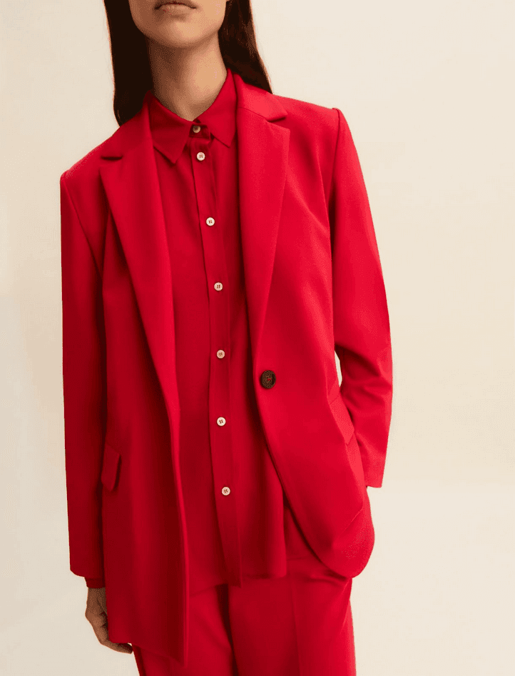 MARELLA giacca monopetto donna rosso - 6
