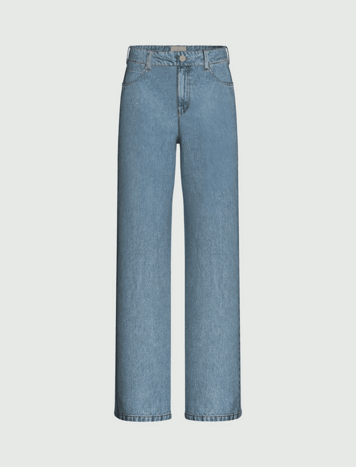 MARELLA jeans a gamba larga donna blue jeans - 6