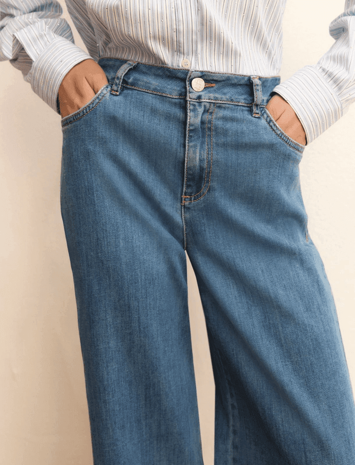 MARELLA jeans a gamba larga donna blue jeans - 3