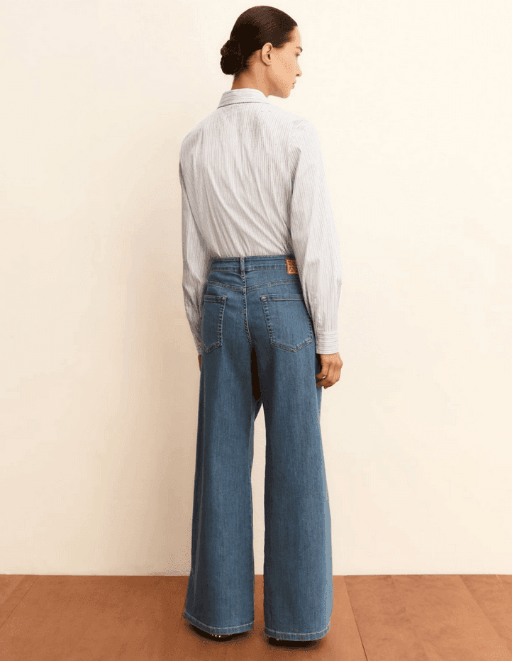 MARELLA jeans a gamba larga donna blue jeans - 5