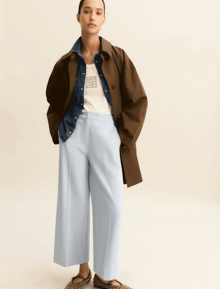 MARELLA pantalone cropped donna azzurro - 2